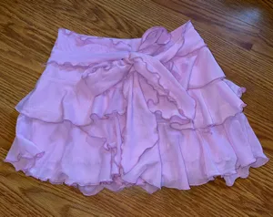 Forever 21 ruffle mini skirt thumbnail 1