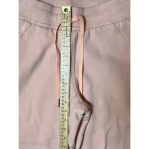 Lululemon Scuba High-Rise Jogger Peach Satin Cotton Fleece Sweatpants Size‎ 6 thumbnail 7