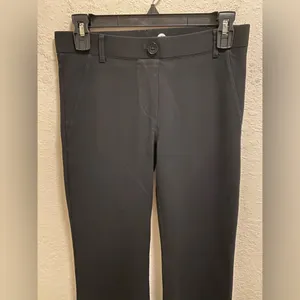 Betabrand Black Dress Yoga Pull On Pant Flare Leg Size Petite Small thumbnail 5
