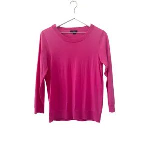 J.Crew Pink 100% Merino Wool Lightweight Crewneck Sweater Size M thumbnail 3