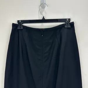 J.Crew Pencil Knee Length Skirt Italian Bi Stretch Wool Black $168 US 4 NWT thumbnail 6