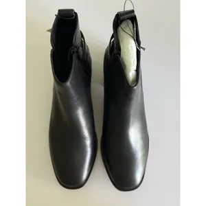 Cole Haan NIB‎ Kimberly Boots Women's Size 5.5 B Black Leather Waterproof Bootie thumbnail 3