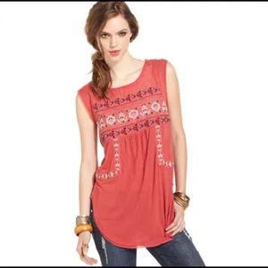 ‎Free People embroidered tank top XS thumbnail 3