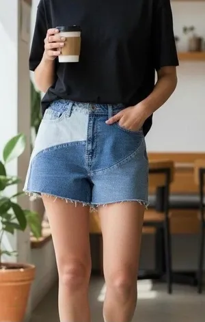 Hollister Ultra High-Rise Mom Shorts thumbnail 1