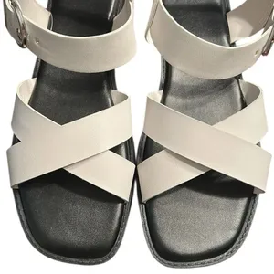 Time and Tru White Sandals(Size 8) thumbnail 4