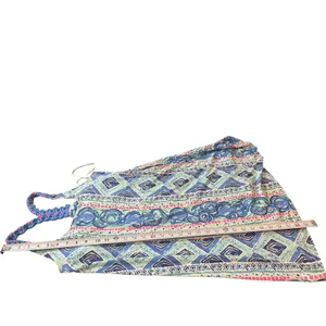 Lilly Pulitzer Braided Halter Dress Pink Blue Geometric Print Shift Dress XXS thumbnail 8