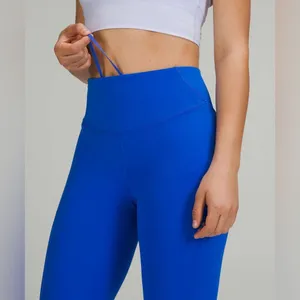 Lululemon Blue Base Pace HR Tight Cropped Crop Length 23” Women's Size 14 Royal thumbnail 11