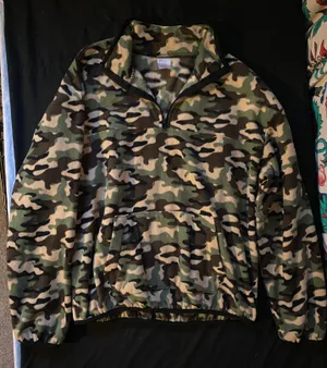 Camo Fleece Green Size L thumbnail 2