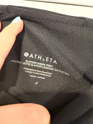 Classic Black Athleta‎ Elation Sheen Leggings thumbnail 2