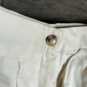 Cream pleated trousers thumbnail 4