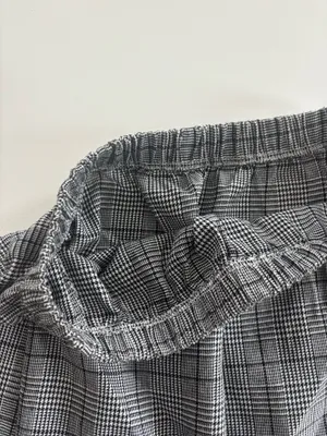 Checkered Skirt Gray Size L thumbnail 3