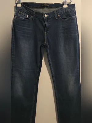 Levi's Dark Indigo Straight Leg Jeans - Women's thumbnail 2