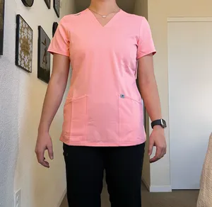XS Pink Beyond Scrubs Top thumbnail 4
