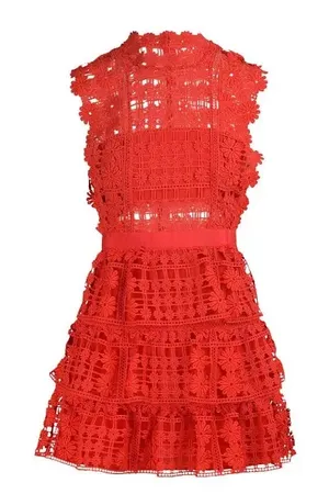 Lattice Lace Dress thumbnail 3