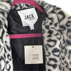 Jack by BB Dakota Top Cat Faux Fur Animal Leopard Coat thumbnail 6
