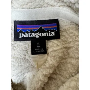 Patagonia‎ Diamond Capra Hooded Sweatshirt Cream Women's Size Small thumbnail 9