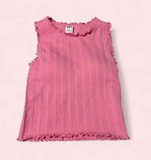 JoyLab Pink Eyelet Ruffle Trim Tank thumbnail 1