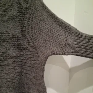 Eileen Fisher Knit Sweater Gray Pullover Chunky 100% Organic Cotton women size S thumbnail 3
