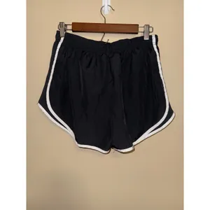 Nike Dri-FIT Tempo Running Shorts Black White Womens Large 3 Inch Inseam workout thumbnail 2