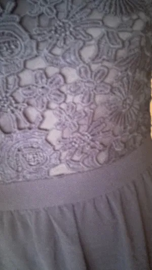 Lulus Black Lace Fit & Flare Dress – Size L thumbnail 3