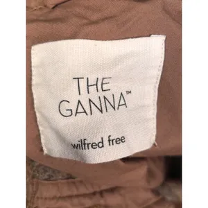 Aritzia Wilfred Free The Ganna Shirt Jacket Plaid Brown Tan Oversized Shacket thumbnail 8