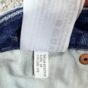 Abercrombie & Fitch Zoe Denim Mini Skirt Womens 28 6 Side Stripe‎ Raw Hem Y2K thumbnail 9