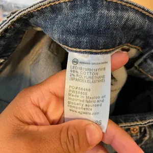 AG Adriano‎ Goldschmied Alexxis Boot Cut High Rise Vintage Fit Jeans Raw Hem 25 thumbnail 5