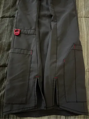 Carhartt Gray Scrubs with Pink Trim thumbnail 5