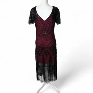 Flapper Dress Black Size M thumbnail 5
