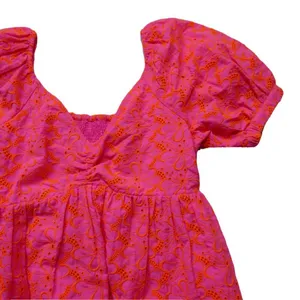 NWT Lilly Pulitzer Kina Midi in Pink Isle Psychedelic Swirl Eyelet Dress 8 $268 thumbnail 8