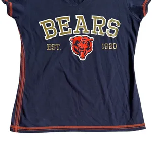 NFL Team Apparel Bears‎ Women's Graphic Tee Shirt Size Medium thumbnail 5