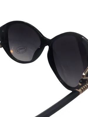 Women’s Sunglasses Black Oversized Lenses NEW thumbnail 4