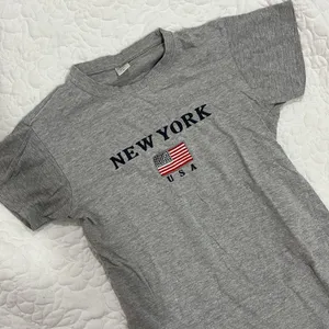 New York Embroidered Logo T-Shirt thumbnail 1