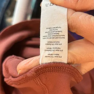 Alo Yoga High Waist Sculpt Mesh Leggings Rust Brown Size M thumbnail 7