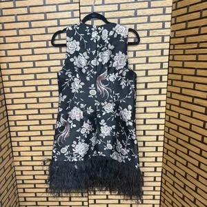 Kate Spade‎ Madison Avenue Pamella Chinoiserie Feather Hem Dress thumbnail 2