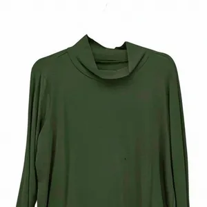 Belle by Kim Gravel Mock Neck‎ Tunic Large Olive Green Soft Flowy Layering Basic thumbnail 3