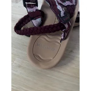 MEGNYA Women Walking Sandals Burgundy Braided Rope Athletic Strappy Hiking Shoes thumbnail 4