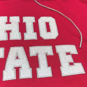 Colosseum Ohio State Buckeyes Womens S Rhinestone Drawstring Bling Hoodie NWT‎ thumbnail 9