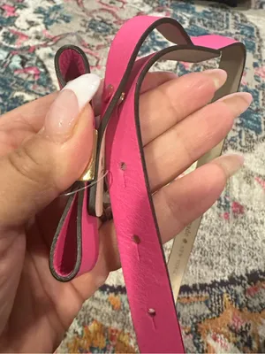 Kate Spade pink bow leather belt S thumbnail 6