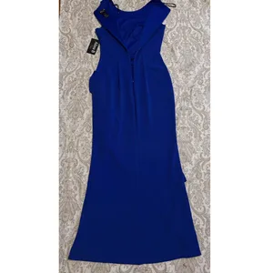 Alexa B Nites blue maxi dress in size 6 thumbnail 4