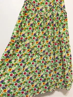 SWF Dynamic Floral Dress Size Medium Resurgence Shoulder Tie Maxi Revolve thumbnail 6