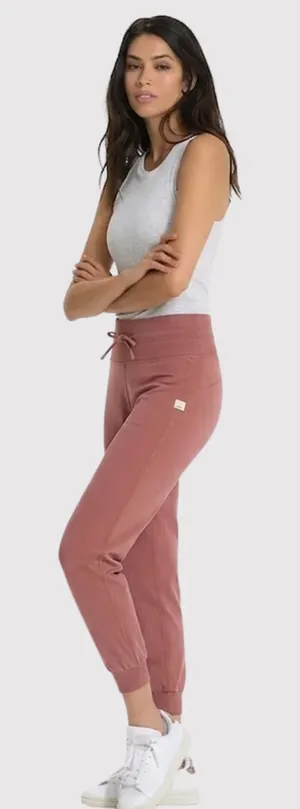 Vuori Womens Pants Pink Daily Jogger High Rise Stretch Running Hiking Yoga XS thumbnail 1