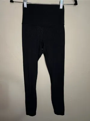 Lululemon Align High Rise‎ Leopard Daisy Embossed 7/8 Athletic Leggings thumbnail 3