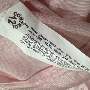 Zara Pink Satin Effect Crop Top Button Up Blouse Women’s Small thumbnail 3