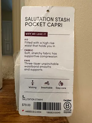 Athleta Salutation Stash Pocket Capri Pants thumbnail 4