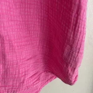 Faherty Dream Cotton Gauze Desmond Top Cone Flower Pink thumbnail 9