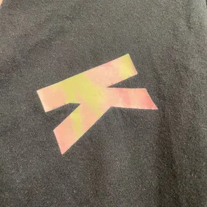 PINK Victorias Secret Black Pink Logo Cropped Long Sleeve Top, M thumbnail 4