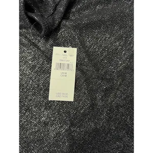 Aerie No Party Needed Maxi Dress Womens Medium Black Shimmer Slip Dress NWT thumbnail 5