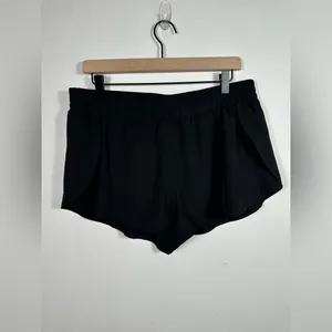 Altar’d State Revival‎ Athletic Shorts Womens Large Black Running Workout thumbnail 2