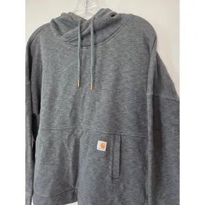 Carhartt Green Hoodie Women's Lightweight Comfy Dark Moss Green Large Outdoor thumbnail 4